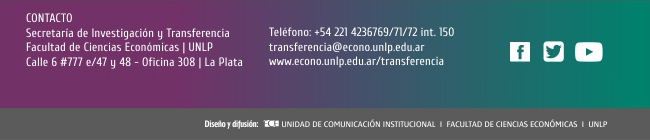 Contacto: transferencia@econo.unlp.edu.ar